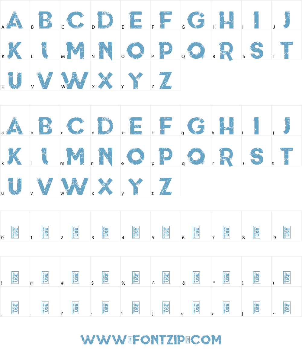 This is who we are Font Character